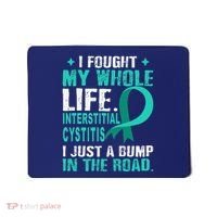 Interstitial Cystitis Awareness Teal Ribbon Support Family Mousepad thumb 0