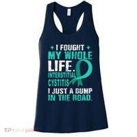 Interstitial Cystitis Awareness Teal Ribbon Support Family Women's Tank Top thumb 0