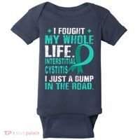 Interstitial Cystitis Awareness Teal Ribbon Support Family Baby Bodysuit thumb 0