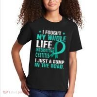 Interstitial Cystitis Awareness Teal Ribbon Support Family Kids T-Shirt thumb 2