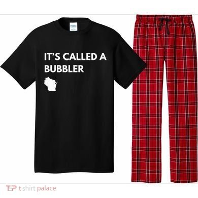 ItS Called A Bubbler Wisconsin Pride Design Pajama Set