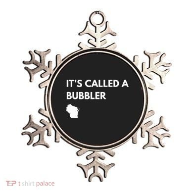 ItS Called A Bubbler Wisconsin Pride Design Ornament