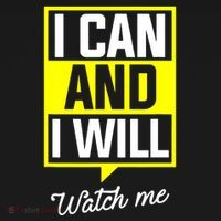 I Can And I Will Watch Me Motivational Inspirational Quote Kids Sweatshirt thumb 2