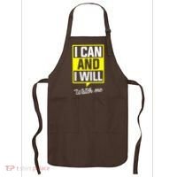 I Can And I Will Watch Me Motivational Inspirational Quote Apron thumb 0