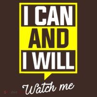 I Can And I Will Watch Me Motivational Inspirational Quote Mousepad thumb 1