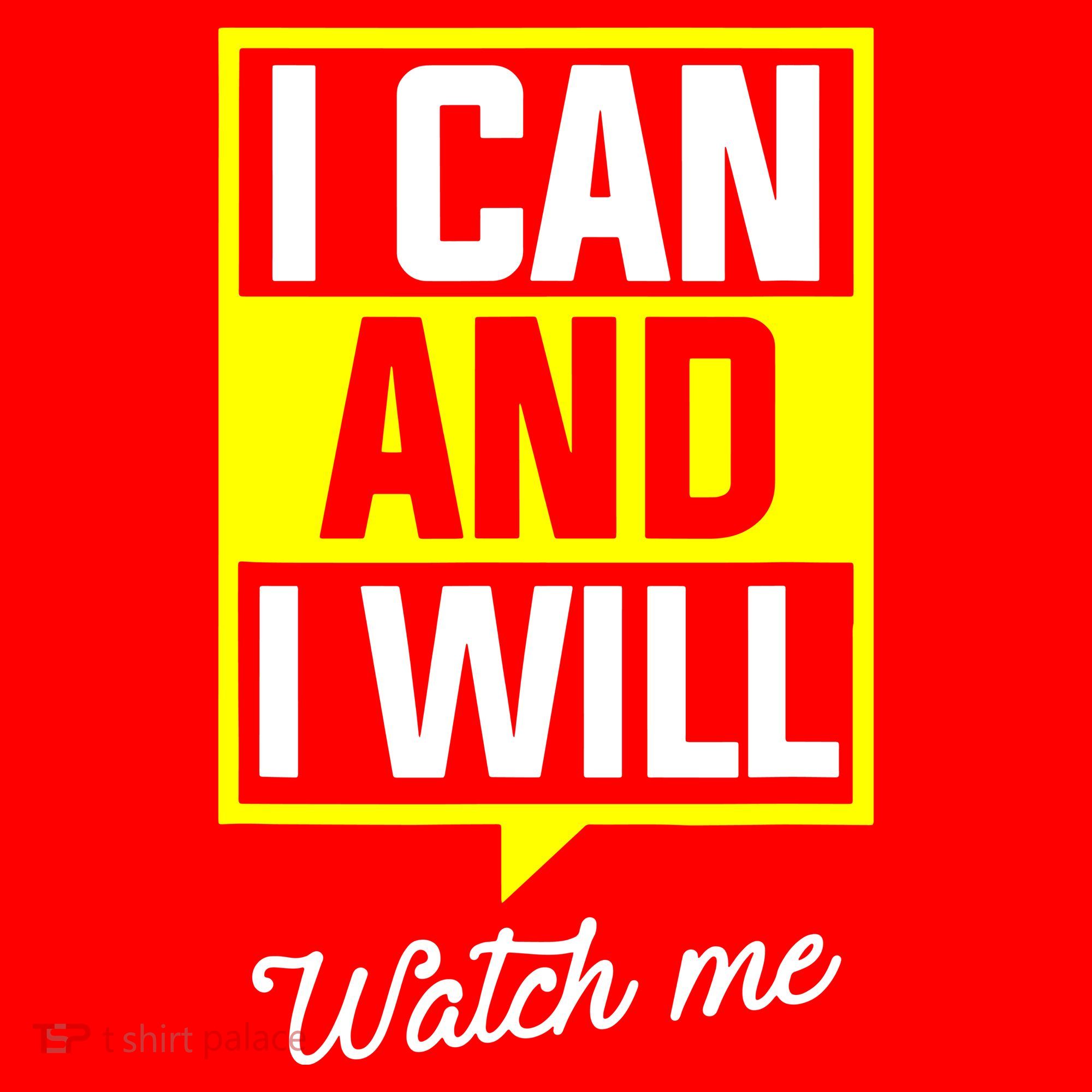I Can And I Will Watch Me Motivational Inspirational Quote Santa Hat