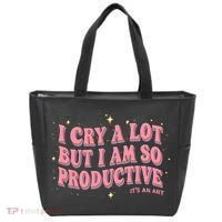 I Cry A Lot But I Am So Productive Its An Art Ttpd Taylor Lover Tote Bag thumb 0