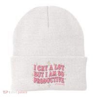 I Cry A Lot But I Am So Productive Its An Art Ttpd Taylor Lover Beanie thumb 0
