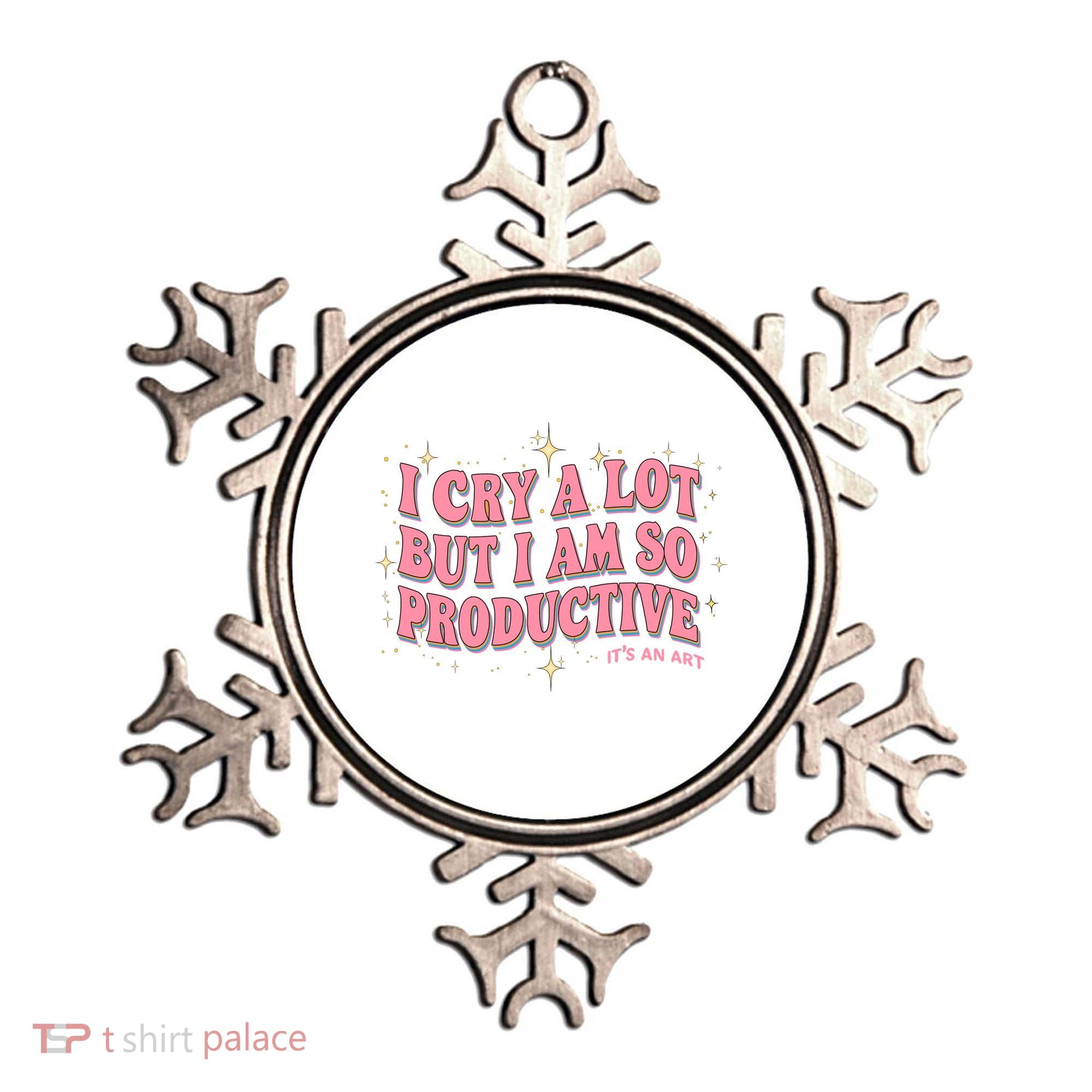 I Cry A Lot But I Am So Productive Its An Art Ttpd Taylor Lover Ornament