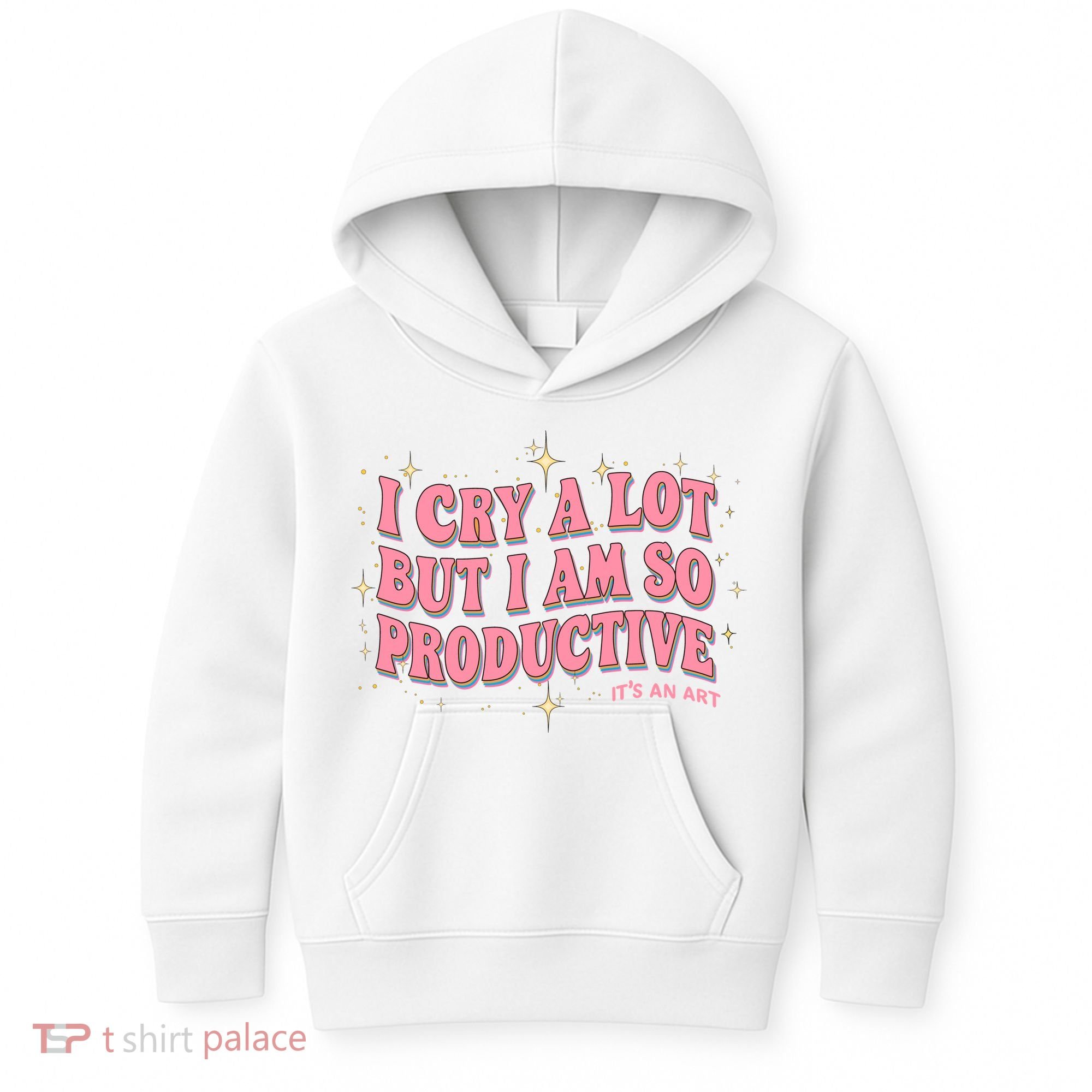 I Cry A Lot But I Am So Productive Its An Art Ttpd Taylor Lover Kids Hoodie