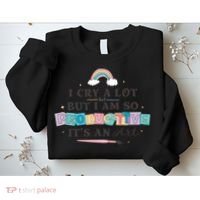 I Cry A Lot I Am So Productive ItS An Art Ttpd Taylor Lover Sweatshirt thumb 2