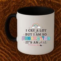 I Cry A Lot I Am So Productive ItS An Art Ttpd Taylor Lover Coffee Mug thumb 2