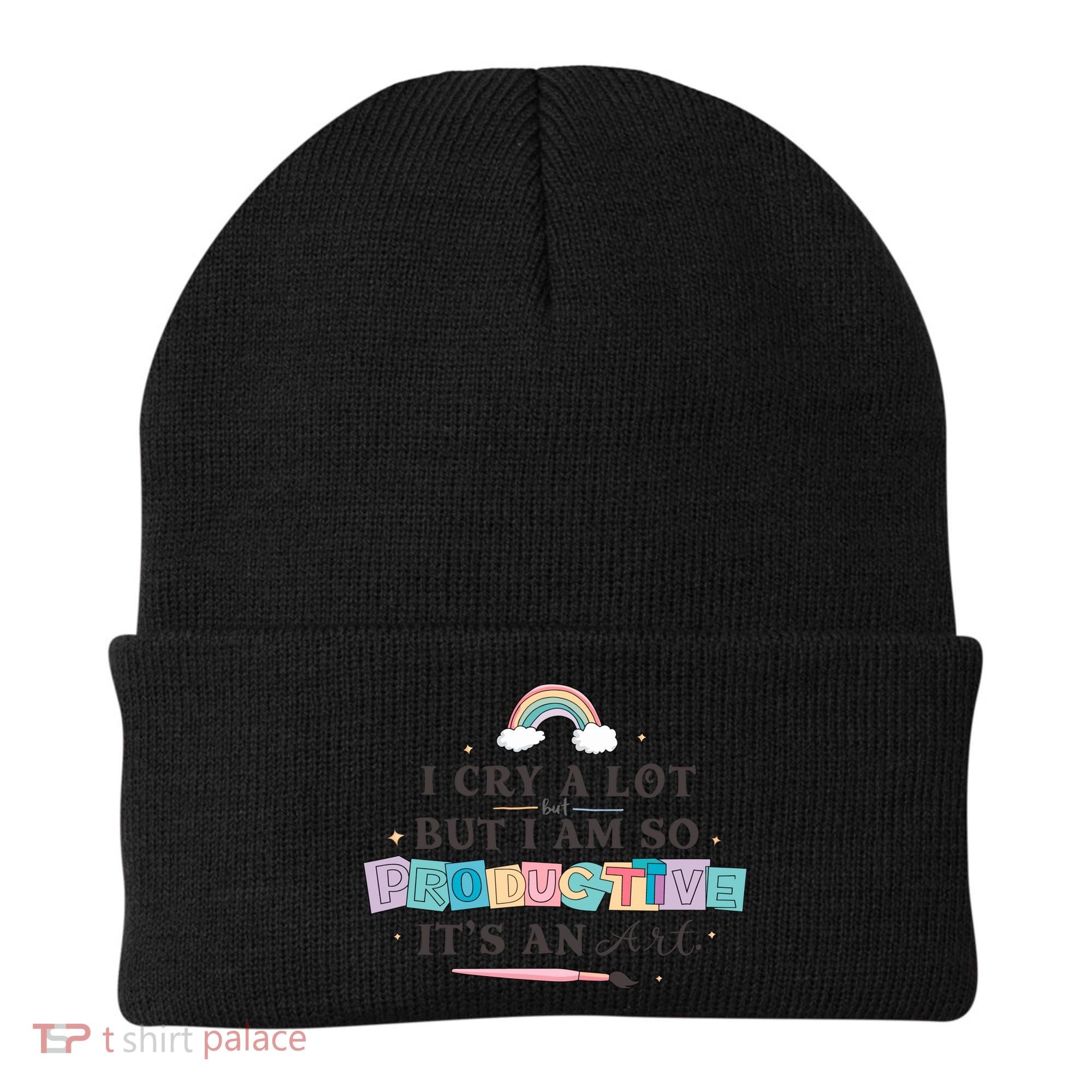 I Cry A Lot I Am So Productive ItS An Art Ttpd Taylor Lover Beanie