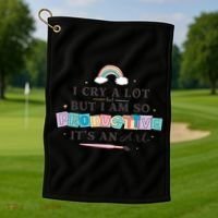 I Cry A Lot I Am So Productive ItS An Art Ttpd Taylor Lover Golf Towel thumb 1