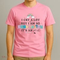 I Cry A Lot I Am So Productive ItS An Art Ttpd Taylor Lover T-Shirt thumb 3