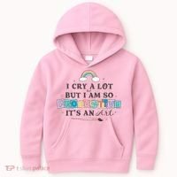 I Cry A Lot I Am So Productive ItS An Art Ttpd Taylor Lover Kids Hoodie thumb 0