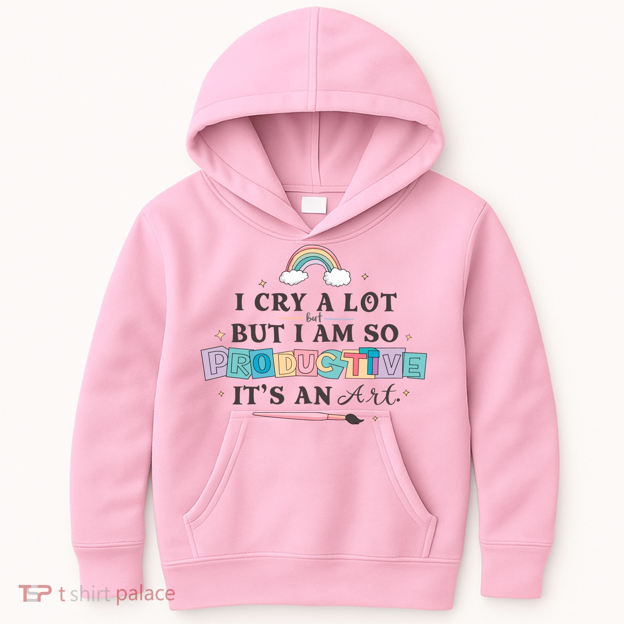 I Cry A Lot I Am So Productive ItS An Art Ttpd Taylor Lover Kids Hoodie