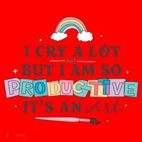 I Cry A Lot I Am So Productive ItS An Art Ttpd Taylor Lover Santa Hat thumb 1