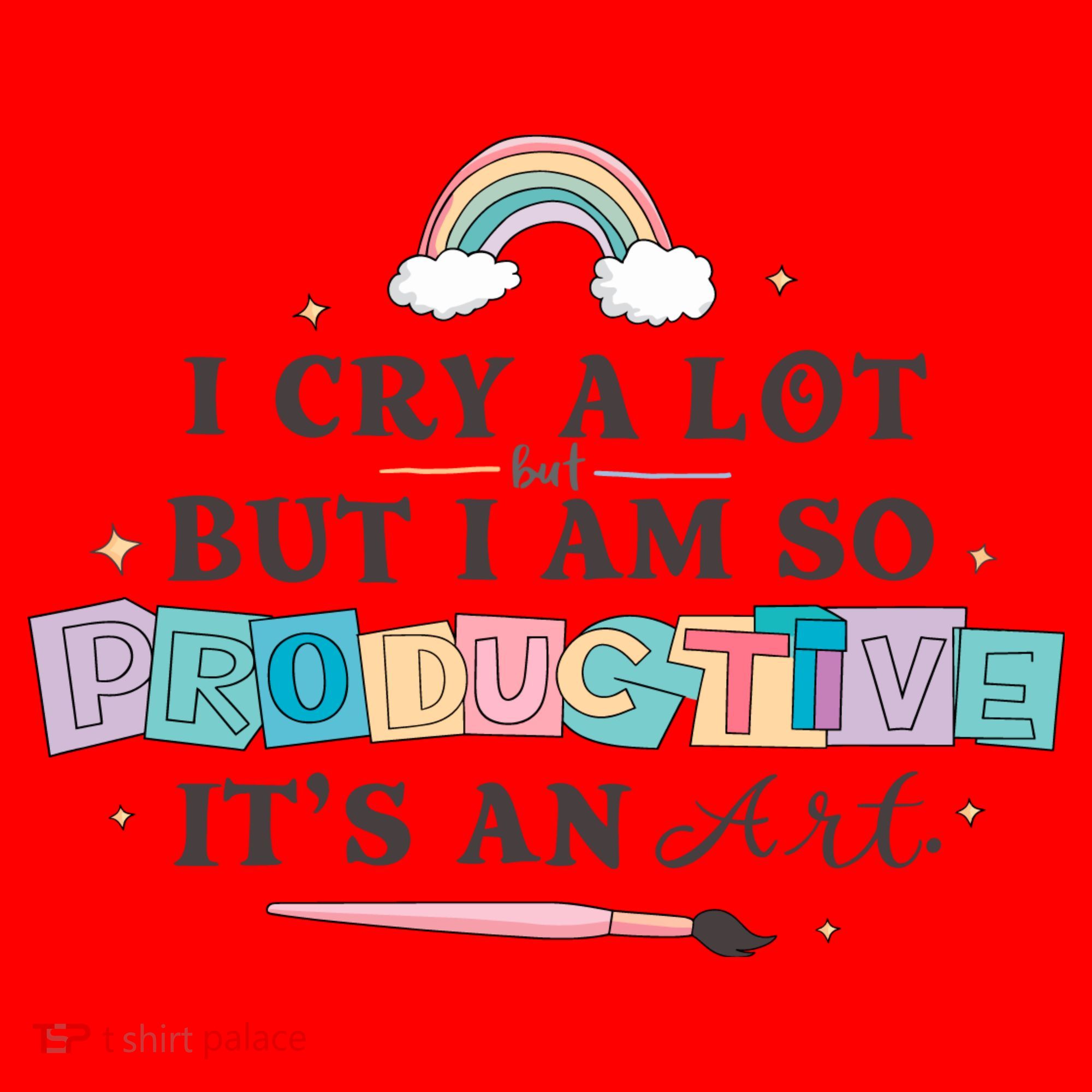 I Cry A Lot I Am So Productive ItS An Art Ttpd Taylor Lover Santa Hat