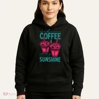 Iced Coffee All Day Sunshine Summer Beach Hoodie thumb 5