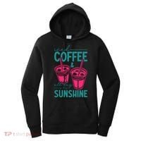 Iced Coffee All Day Sunshine Summer Beach Women's Hoodie thumb 0