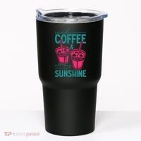 Iced Coffee All Day Sunshine Summer Beach Tumbler thumb 0