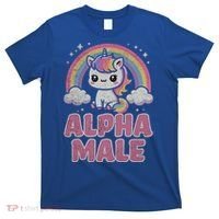 Ironic Cute Alpha Male Unicorn Funny Sarcastic Humor Gift T-Shirt thumb 0