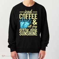 Iced Coffee And Sunshine Summer Vibes Women's Sweatshirt thumb 0