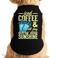 Iced Coffee And Sunshine Summer Vibes Doggie Tank thumb 0