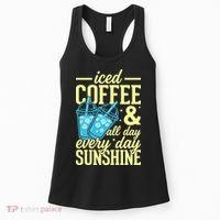 Iced Coffee And Sunshine Summer Vibes Women's Tank Top thumb 0