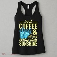 Iced Coffee And Sunshine Summer Vibes Women's Tank Top thumb 3