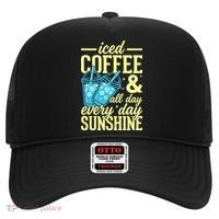 Iced Coffee And Sunshine Summer Vibes Hat thumb 0