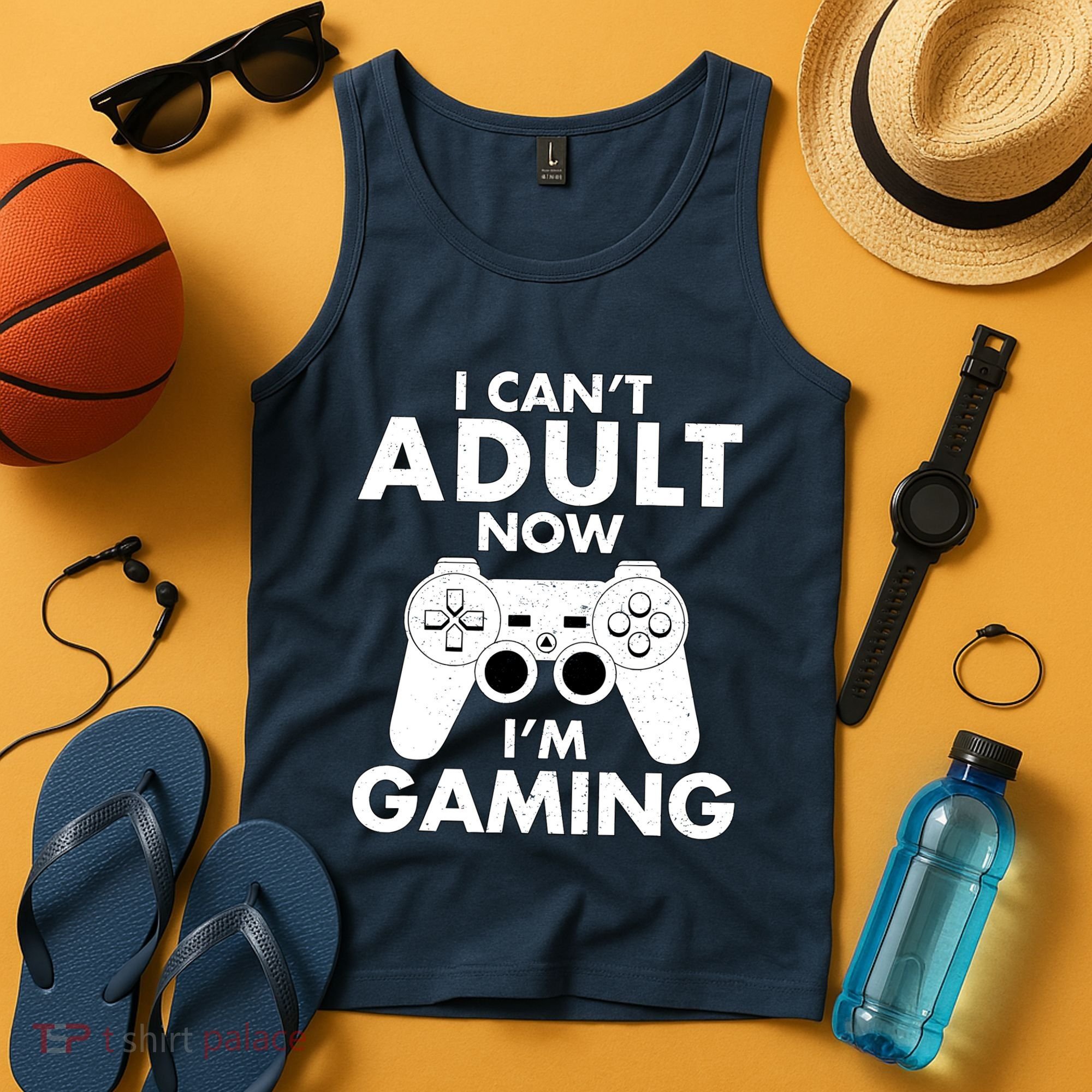 I CanT Adult Now IM Gaming Gamer Gift Tank Top