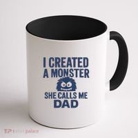 I Created a Monster - Perfect for Father's Day Gifts Coffee Mug thumb 1
