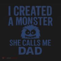 I Created a Monster - Perfect for Father's Day Gifts Visor thumb 3