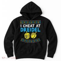 I Cheat At Dreidel Ugly Hanukkah Sweater Chanukah Jew Gift Hoodie thumb 0