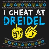 I Cheat At Dreidel Ugly Hanukkah Sweater Chanukah Jew Gift Mousepad thumb 1