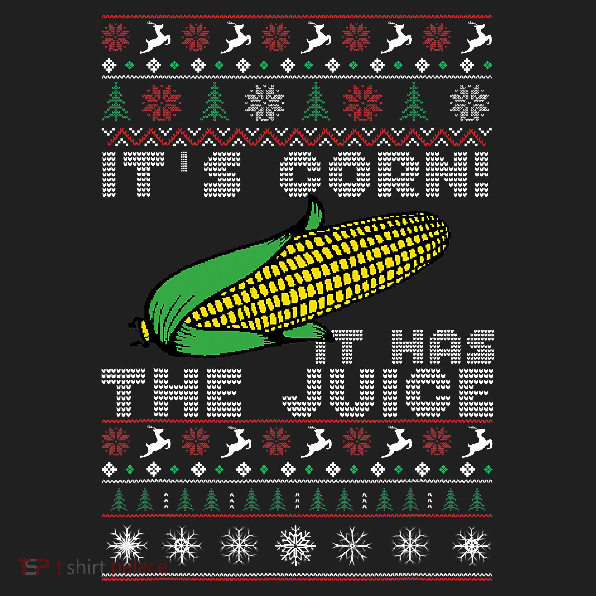 It's Corn A Lump With Knobs It Has The Juice Ugly Christmas Beanie