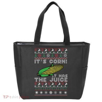 It's Corn A Lump With Knobs It Has The Juice Ugly Christmas Tote Bag