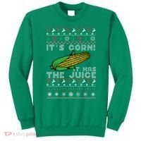 It's Corn A Lump With Knobs It Has The Juice Ugly Christmas Sweatshirt thumb 0