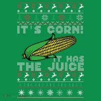 It's Corn A Lump With Knobs It Has The Juice Ugly Christmas Pajama Set thumb 2