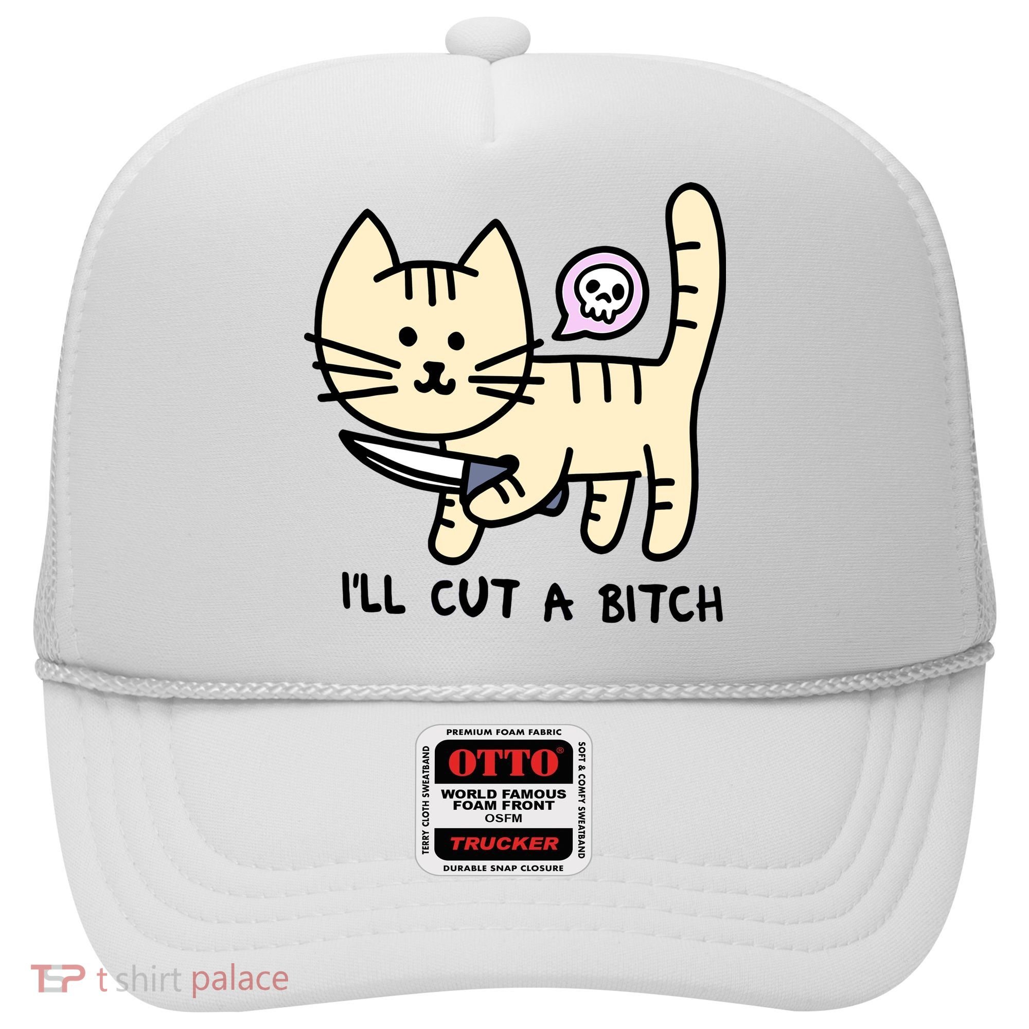 ILl Cut A Bitch Funny Cat Hat