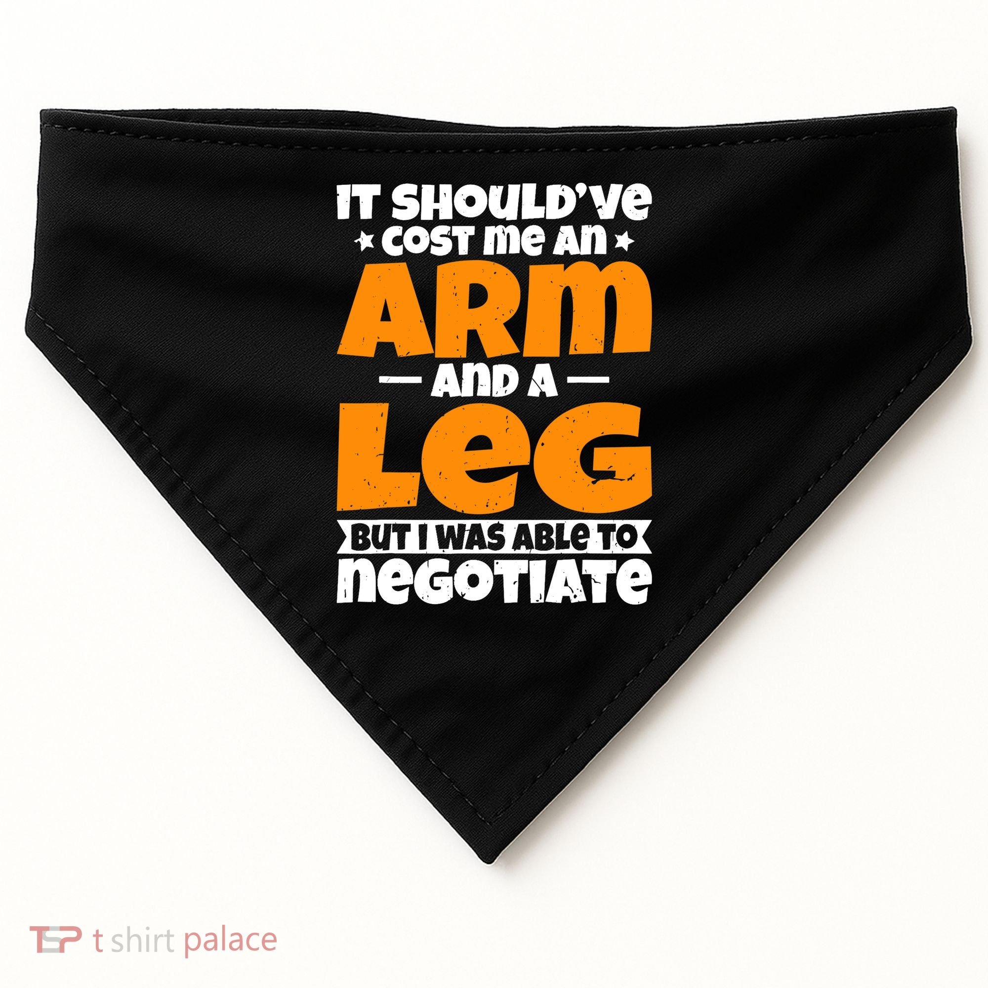 It Cost An Arm And A Leg Funny Amputation Leg Amputee USA-Made Doggie Bandana