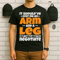 It Cost An Arm And A Leg Funny Amputation Leg Amputee T-Shirt thumb 6