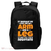 It Cost An Arm And A Leg Funny Amputation Leg Amputee Backpack thumb 0
