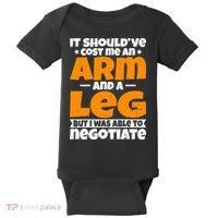 It Cost An Arm And A Leg Funny Amputation Leg Amputee Baby Bodysuit thumb 0