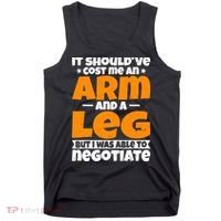 It Cost An Arm And A Leg Funny Amputation Leg Amputee Tank Top thumb 0