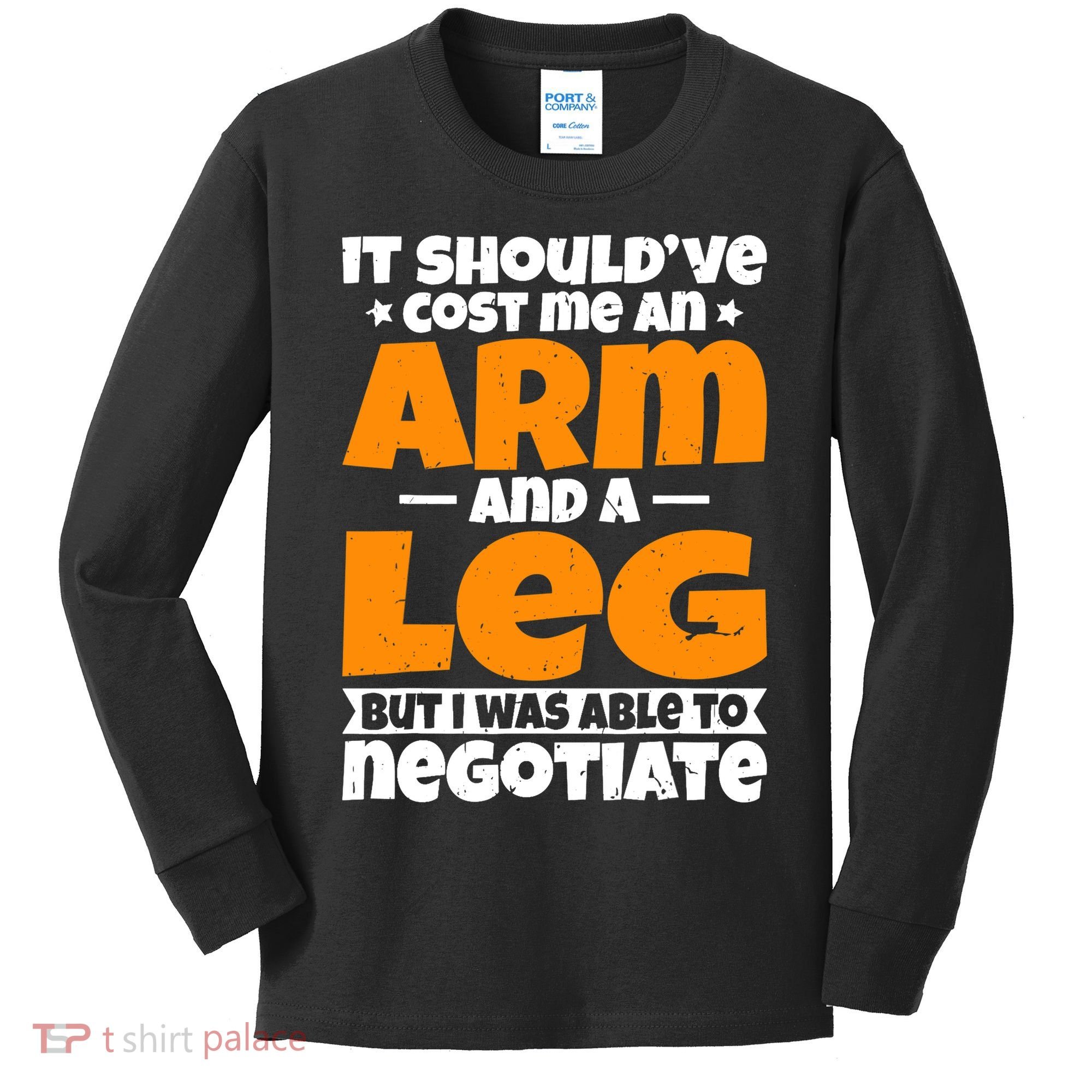 It Cost An Arm And A Leg Funny Amputation Leg Amputee Kids Long Sleeve Shirt
