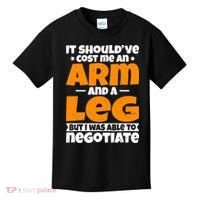 It Cost An Arm And A Leg Funny Amputation Leg Amputee Kids T-Shirt thumb 0