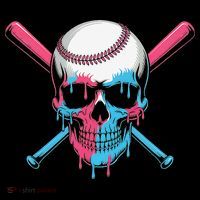 Ice Cream Baseball Fun Summer Sports Dessert Dripping Skull Coffee Mug thumb 5